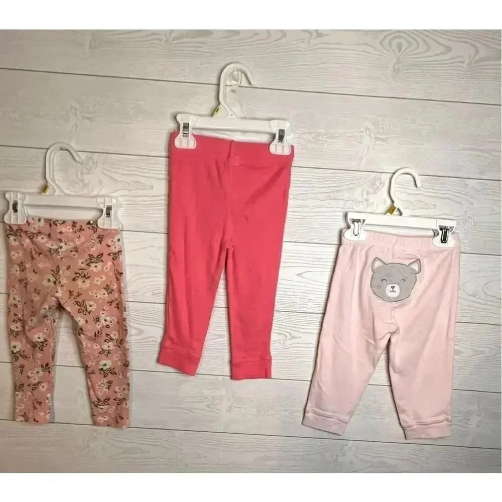 Carter’s  baby girl leggings lot of 3  Size 18 months